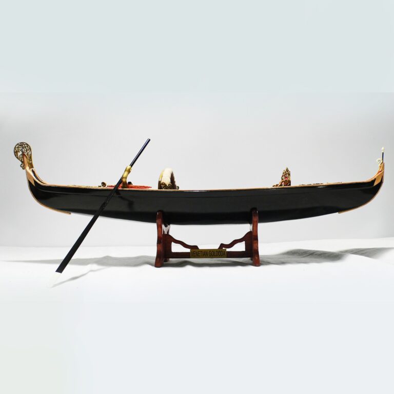 Maquette de bateau en bois faite à la main du vevnetian gondola